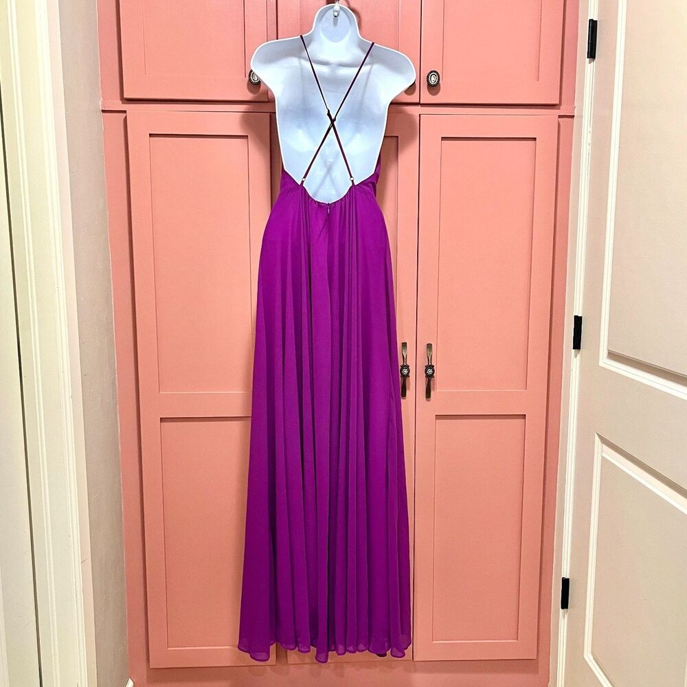 Lulus Mythical Kind of Love Flowy Purple Dress Size Small